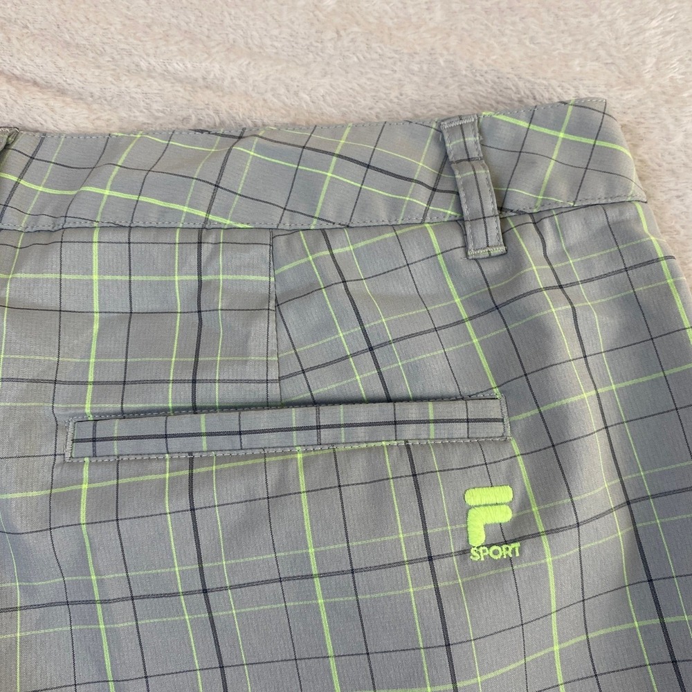 Mens Performance Golf Shorts Lot of 2 Size 36 Black Cargo and Gray Plaid NWT - Picture 10 of 12